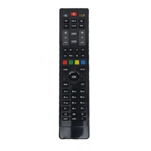 Ecomoye DTH Set Top Box Remote No. 12 (With Recording), Compatible/Replacement for DishTV+ HD Set Top Box Remote, Black (Exactly Same Remote will Only Work)