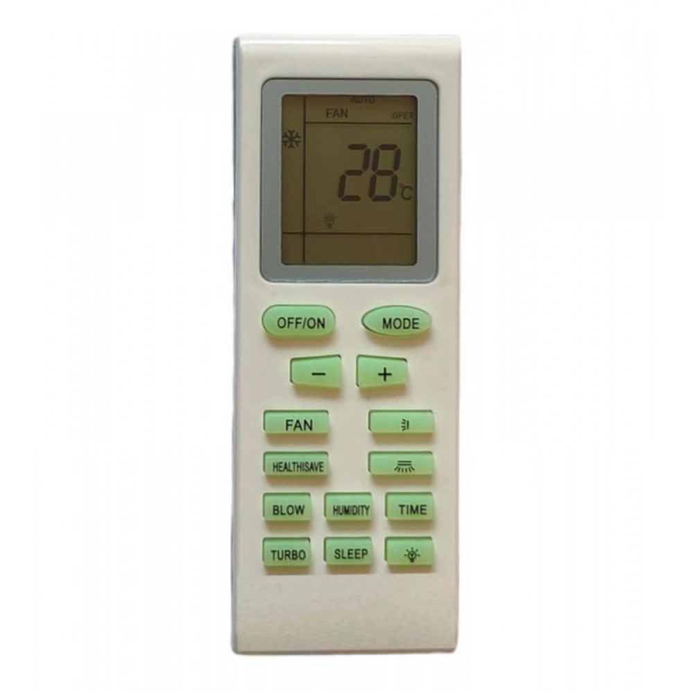 Ecomoye AC Remote No. 18 (No Backlight), Compatible/Replacement for Onida AC Remote Control, White (Exactly Same Remote will Only Work)