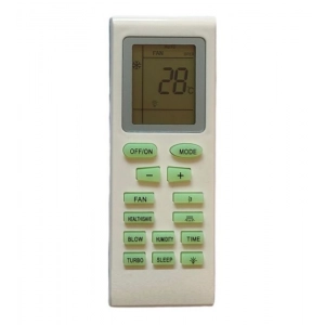 Ecomoye AC Remote No. 18 (No Backlight), Compatible/Replacement for Onida AC Remote Control, White (Exactly Same Remote will Only Work)
