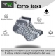 3_Pair Set Unisex Casual Cotton Printed Low Cut Socks (Multicolor)