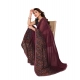 Women's Georgette Printed Saree With Unstitched Blouse 5.5Mtr (Maroon) Women's Georgette Printed Saree With Unstitched Blouse 5.5Mtr (Maroon)