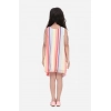 Girl's Chiffon Ruffled Sleeveless Dress (Multicolor)
