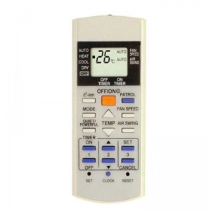 Ecomoye AC Remote No. 29A (No Backlight), Compatible/Replacement for Panasonic AC Remote Control, White (Exactly Same Remote will Only Work)