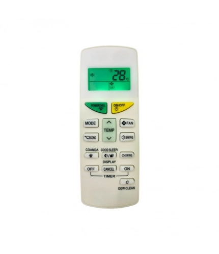 Remote No. 132L (with Backlight), Compatible for Daikin AC Remote Control (Exactly Same Remote Will Only Work)