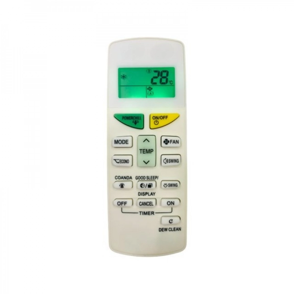 Dropship Remote No. 132L (with Backlight), Compatible for Daikin AC Remote Control (Exactly Same Remote Will Only Work)
