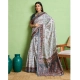 Women's Silk Blend Printed Saree With Unstitched Blouse 5.5Mtr (Grey) Women's Silk Blend Printed Saree With Unstitched Blouse 5.5Mtr (Grey)