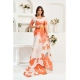 Women's Linen Cotton Printed Ready To Wear Saree With Unstitched Blouse 5.5 Mtr (Orange) Women's Linen Cotton Printed Ready To Wear Saree With Unstitched Blouse 5.5 Mtr (Orange)