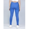 Girl's Cotton Lycra Solid Elasticated Jeggings (Blue) Girl's Cotton Lycra Solid Elasticated Jeggings (Blue)