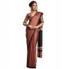 Women's Satin Printed Saree With Unstitched Blouse 5.5Mtr (Black) Women's Satin Printed Saree With Unstitched Blouse 5.5Mtr (Black)