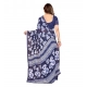 Women's Georgette Printed Saree With Unstitched Blouse 5.5Mtr (Blue) Women's Georgette Printed Saree With Unstitched Blouse 5.5Mtr (Blue)