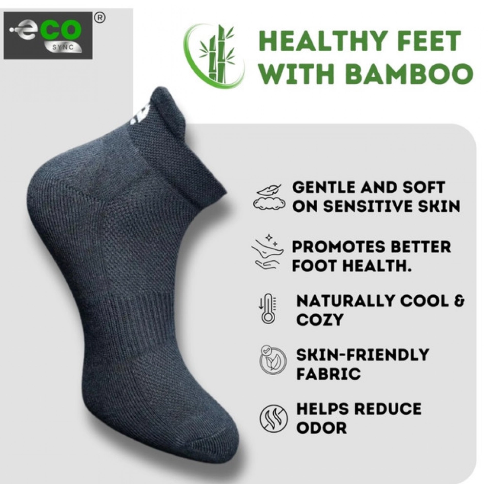 4_Pair Set Unisex Casual Cotton Printed Ankle Length Socks (Multicolor)