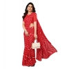 Women's Georgette Printed Saree With Unstitched Blouse 5.5Mtr (Red) Women's Georgette Printed Saree With Unstitched Blouse 5.5Mtr (Red)
