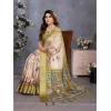 Women's Cotton Silk Printed Saree With Unstitched Blouse 5.5Mtr (Olive Green) Women's Cotton Silk Printed Saree With Unstitched Blouse 5.5Mtr (Olive Green)