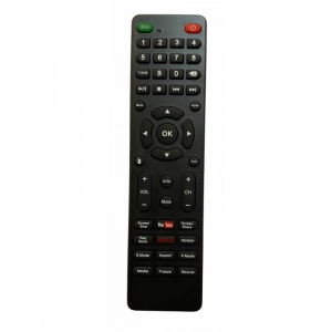 Ecomoye LCD/LED Remote No. HOM647, Compatible/Replacement for Home LCD/LED TV Remote Control, Black (Exactly Same Remote will Only Work)