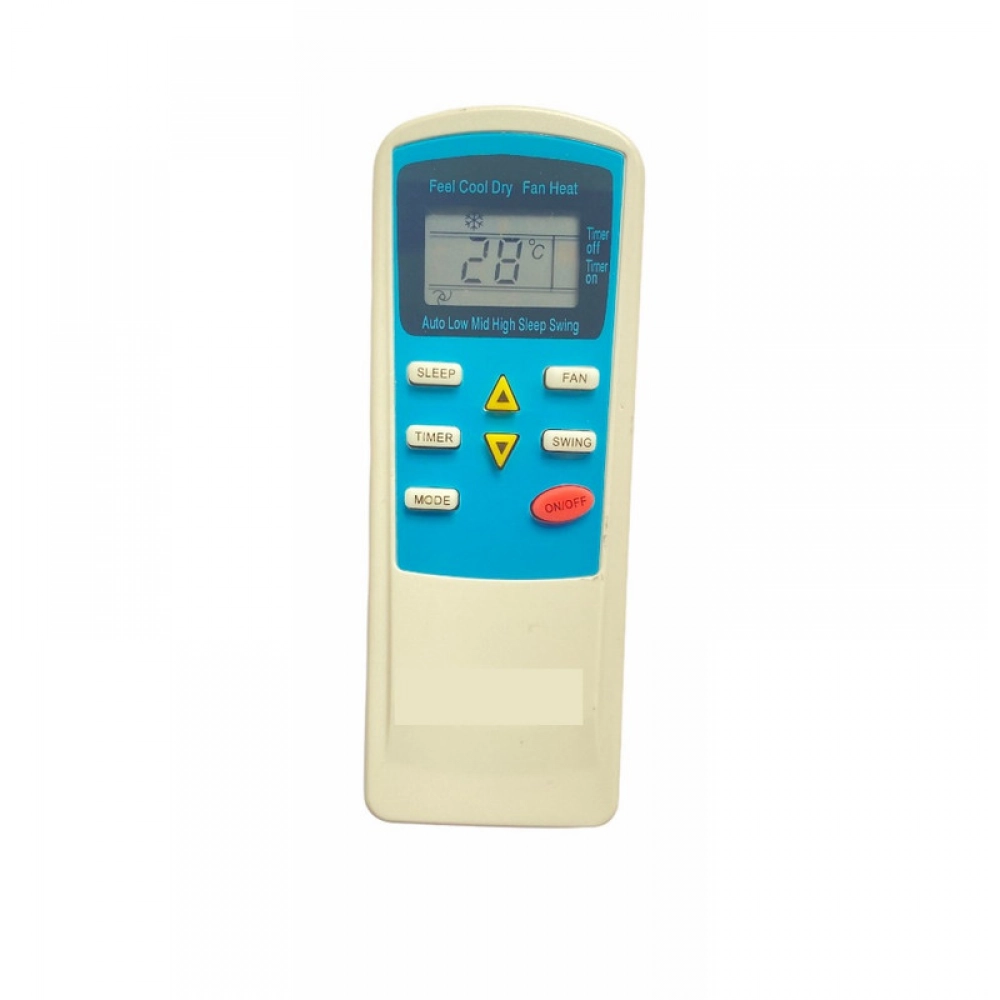 Ecomoye AC Remote No. 41 (No Backlight), Compatible/Replacement for Videocon AC Remote Control, White (Exactly Same Remote will Only Work)