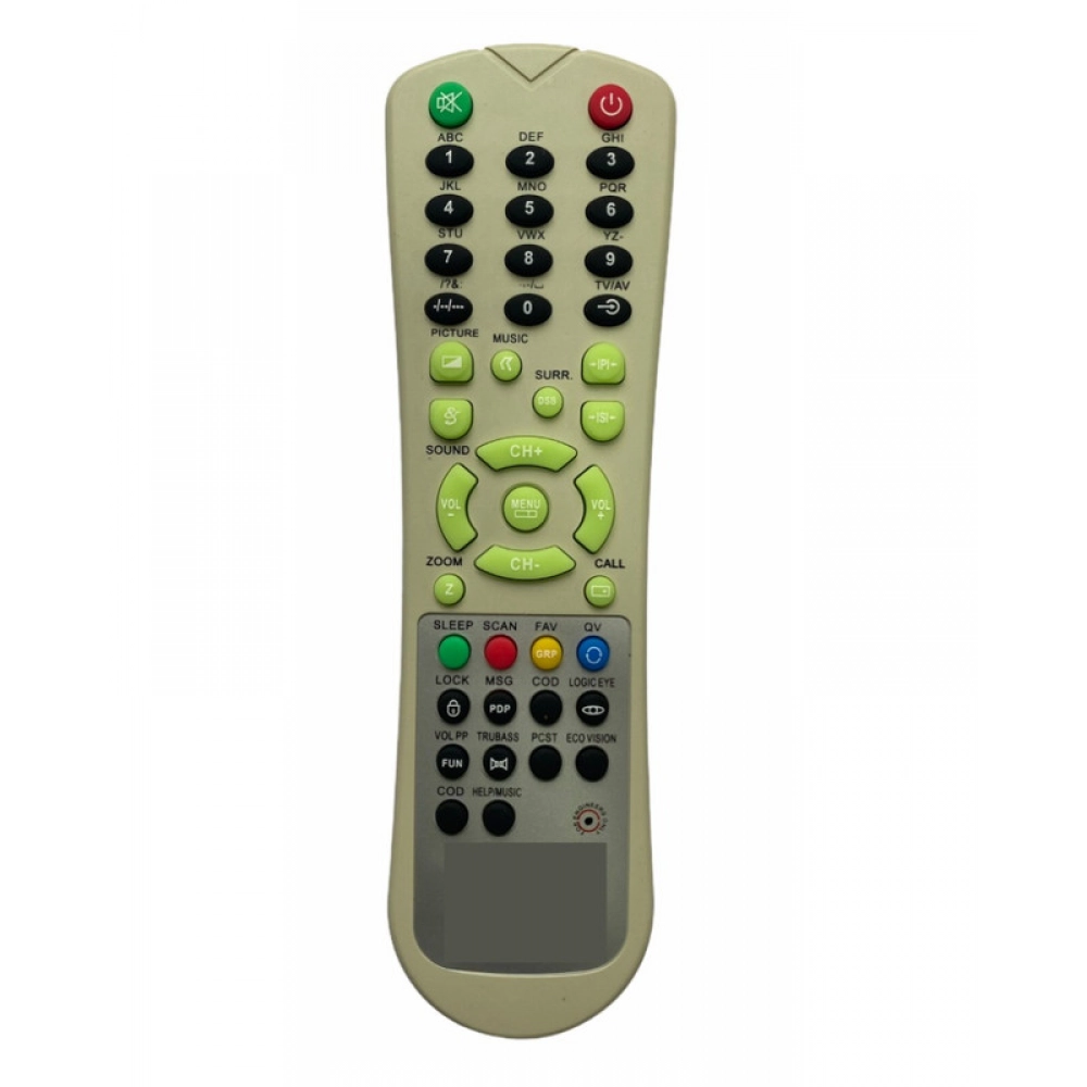 Ecomoye CRT TV Remote No. URC51, Compatible/Replacement for Akai CRT TV Remote, White (Exactly Same Remote will Only Work)