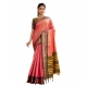 Women's Silk Blended Jaquard Woven Saree With Unstitched Blouse 5.5Mtr (Pink) Women's Silk Blended Jaquard Woven Saree With Unstitched Blouse 5.5Mtr (Pink)