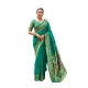 Women's Silk Blend Woven Saree With Unstitched Blouse 5.5 Mtr (Green) Women's Silk Blend Woven Saree With Unstitched Blouse 5.5 Mtr (Green)
