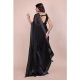 Women's Jimmy choo Embellished Bollywood Saree With Unstitched Blouse 5.5Mtr (Black) Women's Jimmy choo Embellished Bollywood Saree With Unstitched Blouse 5.5Mtr (Black)