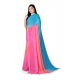 Women's Georgette Floral Printed Saree With Unstitched Blouse 5.5Mtr (Multicolor)
