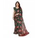 Women's Georgette Printed Saree With Unstitched Blouse 5.5Mtr (Green) Women's Georgette Printed Saree With Unstitched Blouse 5.5Mtr (Green)