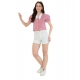 Women's Cotton Checkered Half Sleeve Shirt (Red - White) Women's Cotton Checkered Half Sleeve Shirt (Red - White)