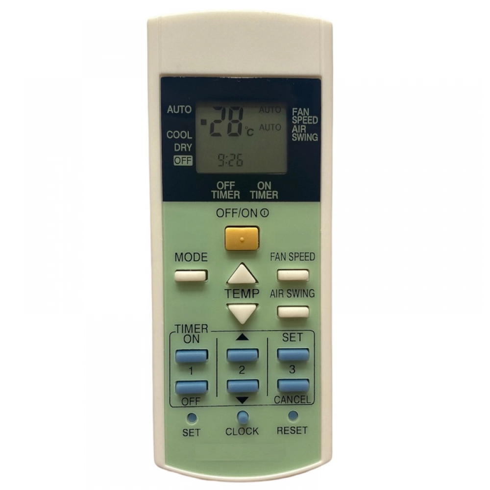 Ecomoye AC Remote No. 29 (No Backlight), Compatible/Replacement for Panasonic AC Remote Control, White (Exactly Same Remote will Only Work)