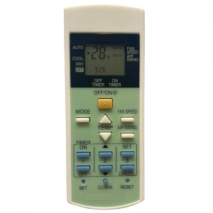 Ecomoye AC Remote No. 29 (No Backlight), Compatible/Replacement for Panasonic AC Remote Control, White (Exactly Same Remote will Only Work)