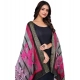 Women's chanderi silk Printed Dupatta (Black, Length: 2 Mtr) Women's chanderi silk Printed Dupatta (Black, Length: 2 Mtr)