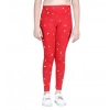 Girl's Cotton Lycra Printed Elasticated Leggings (Red) Girl's Cotton Lycra Printed Elasticated Leggings (Red)
