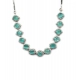Women's Brass Silver Plated Necklace set (Turquoise) Women's Brass Silver Plated Necklace set (Turquoise)