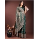 Women's Silk Printed Saree With Unstitched Blouse 5.5Mtr (Green)