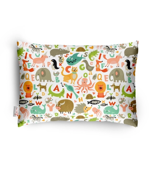 Soft Plush Printed Baby Infant Pillow for Kids Age 1 To 5 Years (Multicolor)