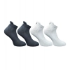 4_Pair Set Unisex Casual Cotton Printed Ankle Length Socks (Multicolor)
