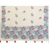 Women's Linen Cotton Printed Saree With Unstitched Blouse 5.5Mtr (Off White) Women's Linen Cotton Printed Saree With Unstitched Blouse 5.5Mtr (Off White)