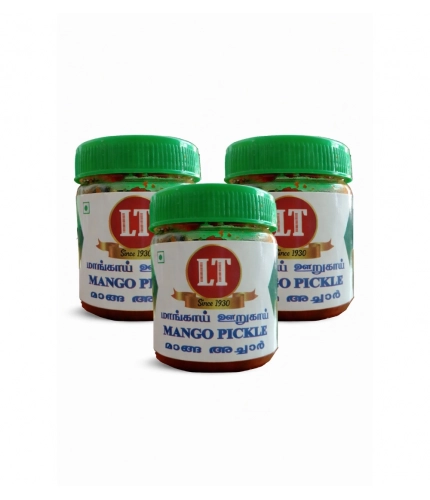 Pack of_3 300GM LT Mango Pickle Traditional Digestive Side Dish (Red)