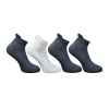 4_Pair Set Unisex Casual Cotton Printed Ankle Length Socks (Multicolor)
