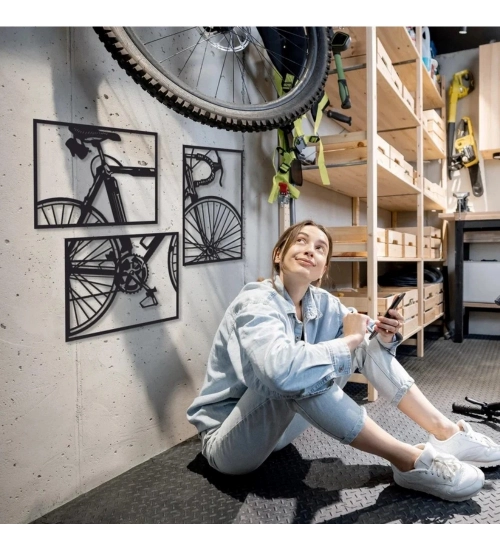 Cycle Serenity Wood Bicycle Wall Decor