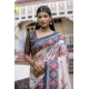 Women's Faux_Tussar Floral Jal With Patola Print Saree With Unstitched Blouse 5.5Mtr (Black) Women's Faux_Tussar Floral Jal With Patola Print Saree With Unstitched Blouse 5.5Mtr (Black)
