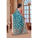 Women's Printed Cotton Linen Saree withPrinted Saree With Unstitched Blouse (Peacook Green, 5-6Mtrs) Women's Printed Cotton Linen Saree withPrinted Saree With Unstitched Blouse (Peacook Green, 5-6Mtrs)