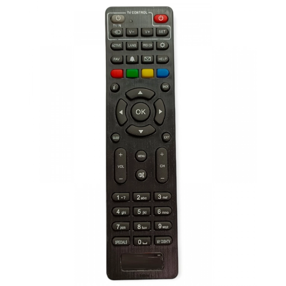 Ecomoye DTH Remote No. 939, Compatible/Replacement for Dish TV HD Set Top Box Remote, Black (Exactly Same Remote will Only Work)