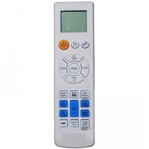 Ecomoye AC Remote No. 104 (No Backlight), Compatible/Replacement for Samsung AC Remote Control, White (Exactly Same Remote will Only Work)