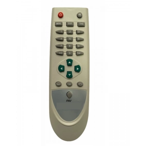 Ecomoye DTH Remote No. 776, Compatible/Replacement for Melbon Free Dish DTH Remote, White (Exactly Same Remote will Only Work)