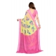Women's Georgette Printed Saree With Unstitched Blouse 5.5Mtr (Yellow) Women's Georgette Printed Saree With Unstitched Blouse 5.5Mtr (Yellow)
