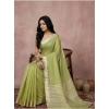 Women's Cotton Printed Saree With Unstitched Blouse 5.5Mtr (Light Green) Women's Cotton Printed Saree With Unstitched Blouse 5.5Mtr (Light Green)