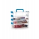 Plastic 4 Layer Partition Box Saving Organiser With Lid (Multicolor)