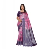 Women's Banarasi Silk Jaquard Woven Saree With Unstitched Blouse 5.5Mtr (Pink) Women's Banarasi Silk Jaquard Woven Saree With Unstitched Blouse 5.5Mtr (Pink)