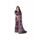 Women's Linen Cotton Printed Saree With Unstitched Blouse 5.5Mtr (Black) Women's Linen Cotton Printed Saree With Unstitched Blouse 5.5Mtr (Black)
