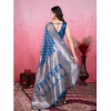 Women's Banarasi Silk Printed Saree With Unstitched Blouse 5.5Mtr (Pinch) Women's Banarasi Silk Printed Saree With Unstitched Blouse 5.5Mtr (Pinch)