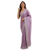 Women's Silk Embroidred Saree With Unstitched Blouse 5.5Mtr (Purple) Women's Silk Embroidred Saree With Unstitched Blouse 5.5Mtr (Purple)
